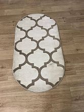 Ковер MEGA CARVING d422 CREAM Овал