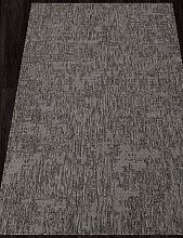 Пушистый ковер-циновка KAIR S144 BLACK-GRAY