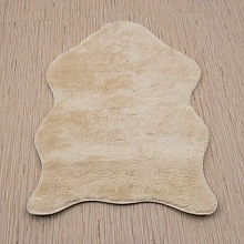 Ковер длинноворсовый бежевый из искусственного меха Chic 1000A BEIGE_2000 шкура