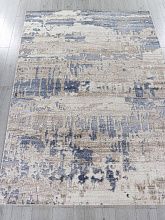 Ковер из Турции гипоаллергенный искусственный SAMIRA-A O1121 730 BEIGE / BLUE