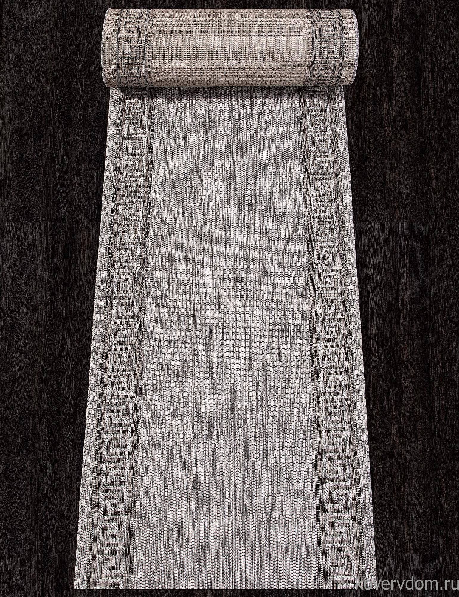 Ковровая дорожка циновка VEGAS S002 GRAY/Серая