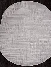 Круглый ковер DIOS F412 GRAY Овал