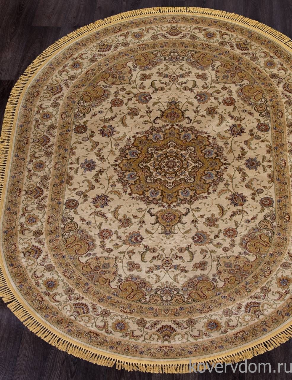 Ковер BUHARA d158 CREAM Овал