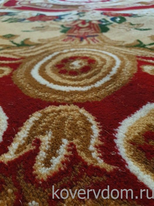 Ковер ЦАРЬ-ПТИЦА красно-бордовый