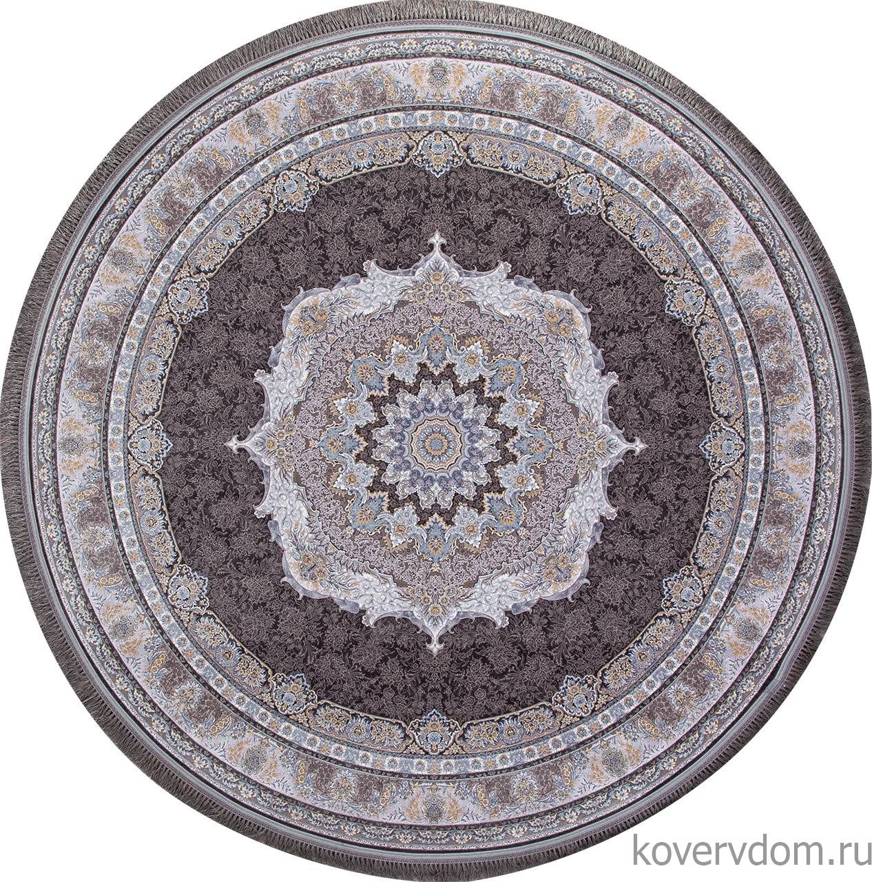 Ковер FARSI 1200 G252 DARK GRAY Круг