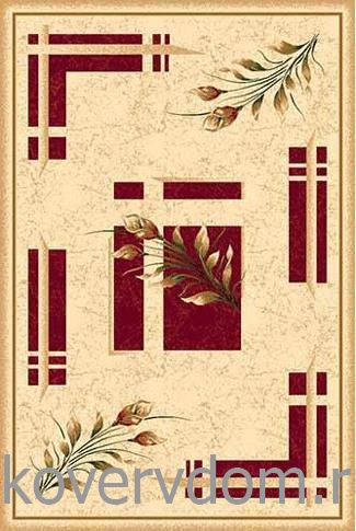 Ковер рельефный LILIA bordo