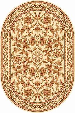Ковер DA VINCI d126 CREAM 2 Овал