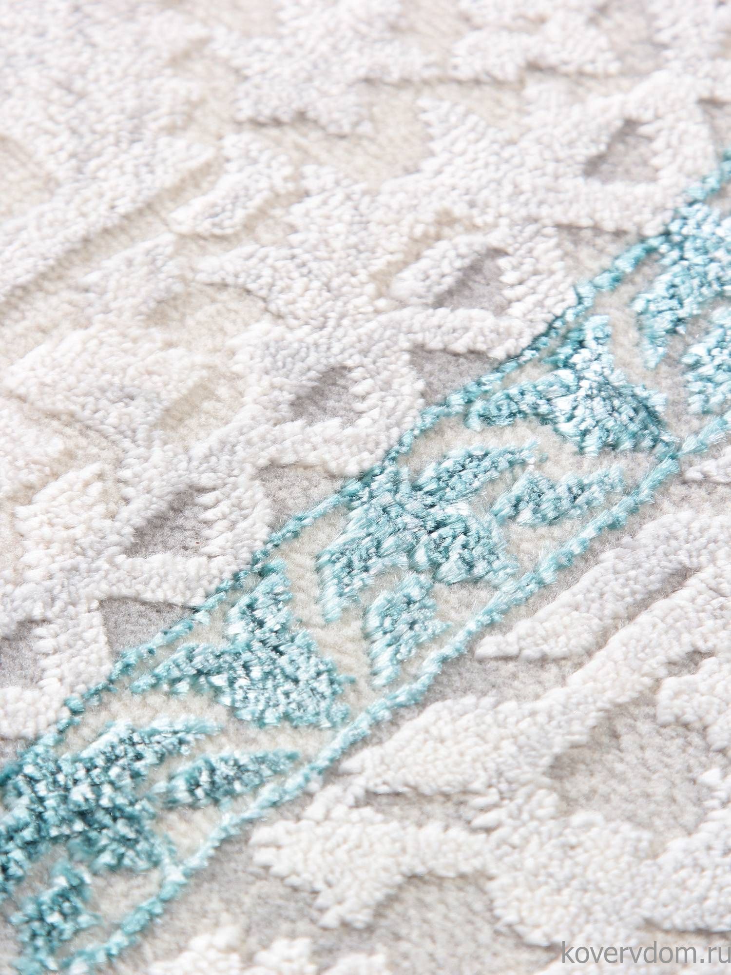 Ковер AMELI 9255A S.L.GREY / P.TURQUOISE