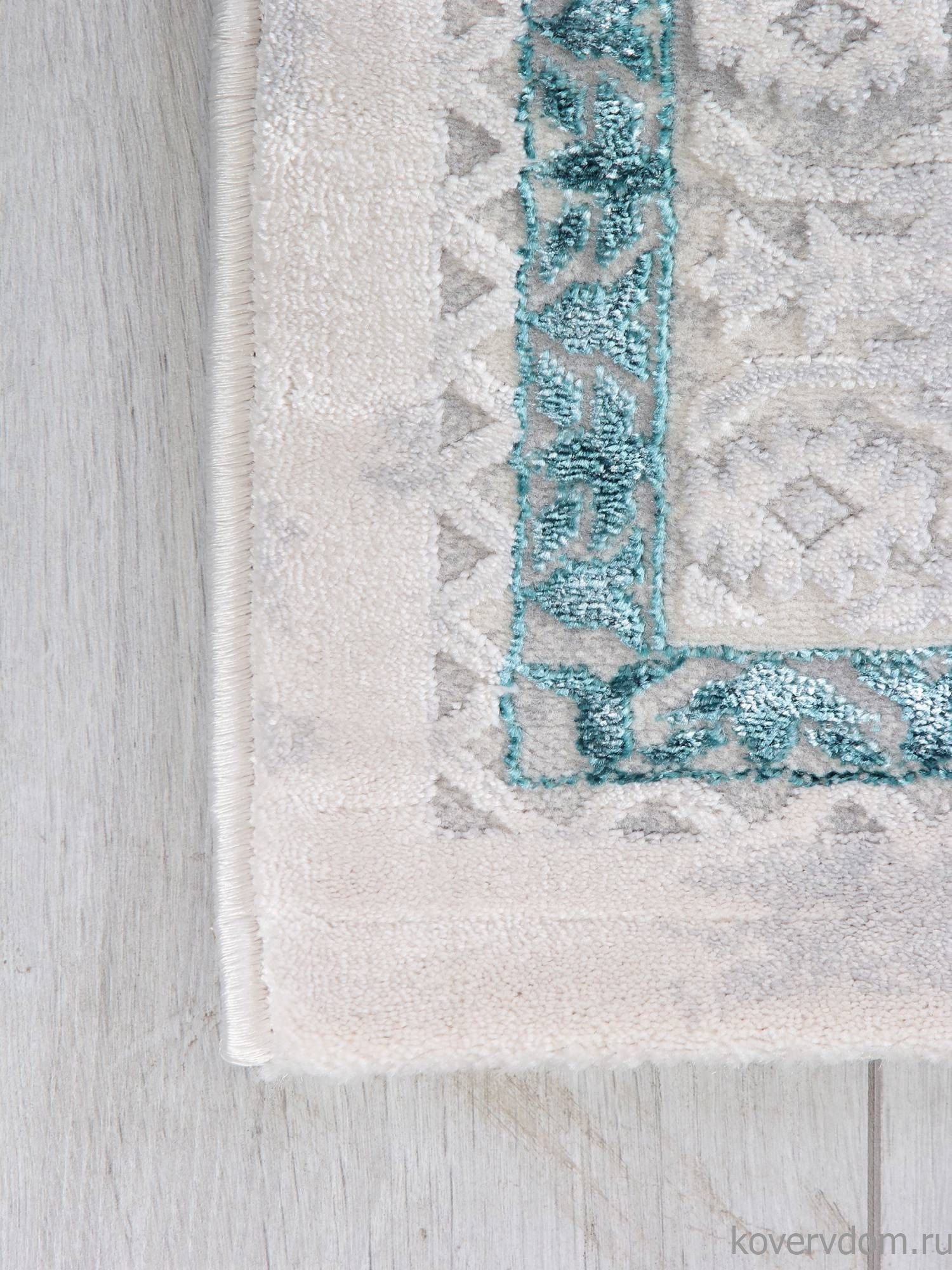 Ковер AMELI 9255A S.L.GREY / P.TURQUOISE