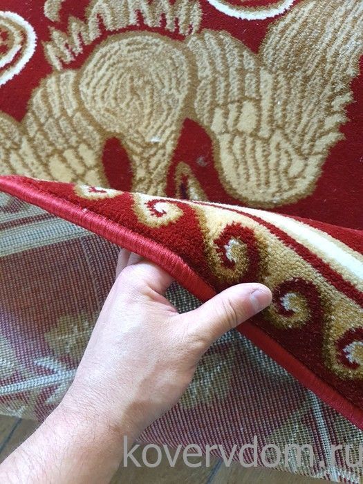 Ковер ЦАРЬ-ПТИЦА красно-бордовый