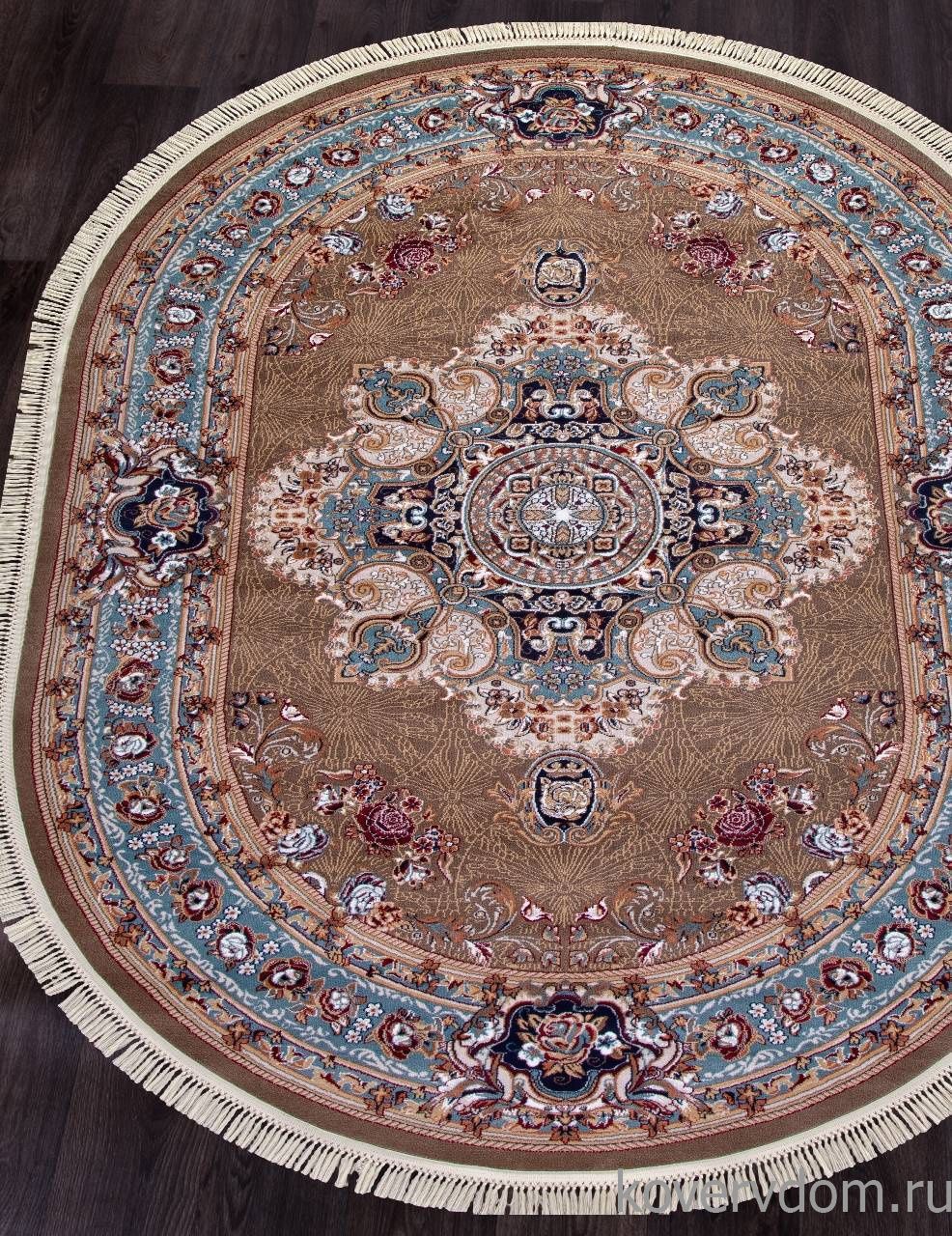 Ковер SHAHREZA D727 BROWN Овал