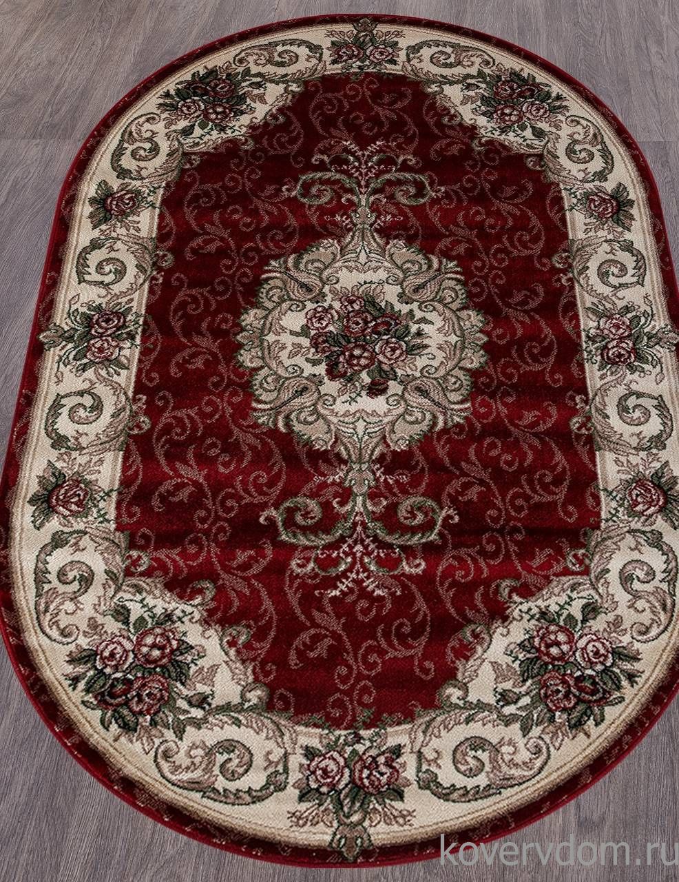 Ковер COLIZEY D467 RED Овал