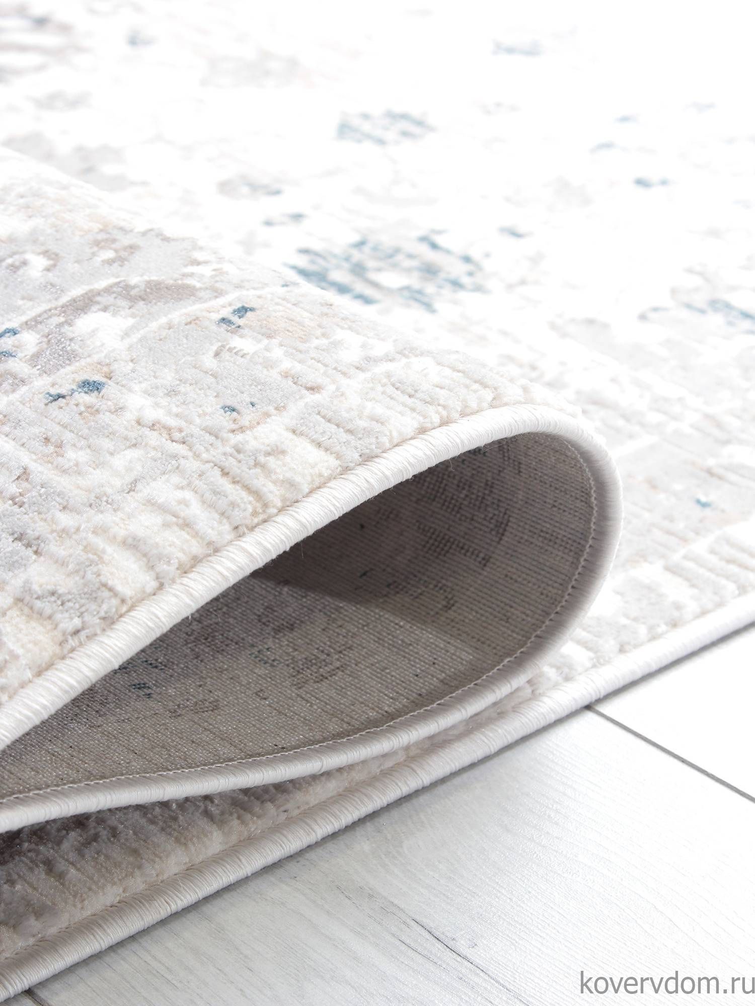 Ковер LILY 9312A S.WHITE / P.BLUE