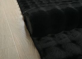 Ковер в гостиную черный BUBBLE PREMIUM MS2000 BLACK