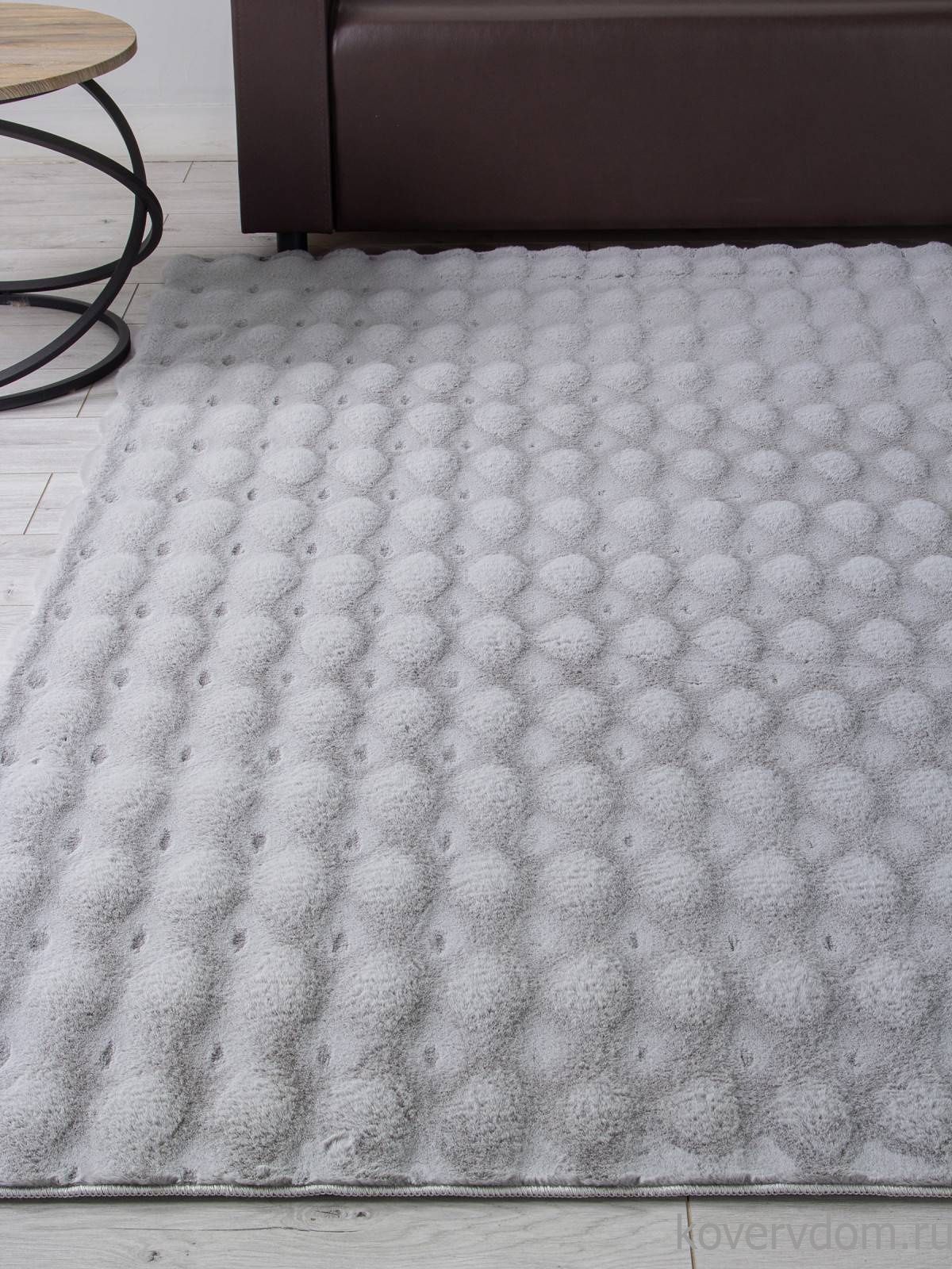 Ковер из искусственного меха BUBBLE PX1000 SILVER