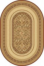Овальный ковер обычный ворс STANDARD ARALIA beige ОВАЛ