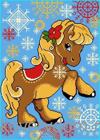 Новогодний сувенирный коврик 91084