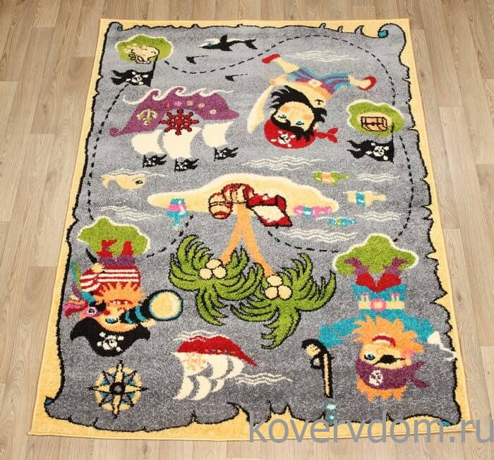 Ковер детский FUNKY PIR grey