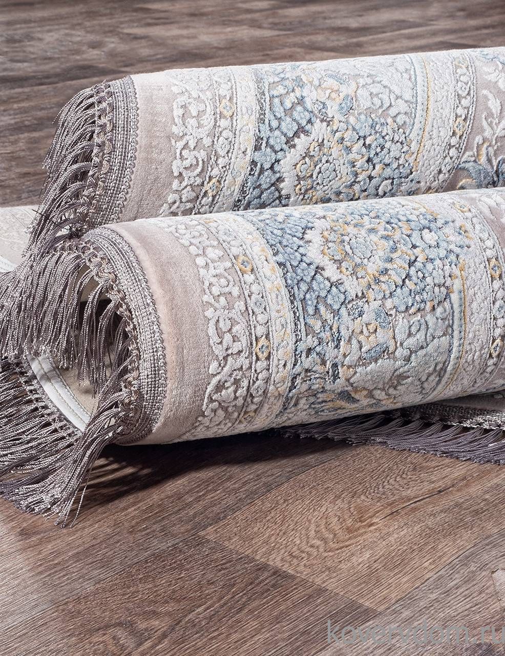 Ковер FARSI 1200 G256 LIGHT GRAY Овал