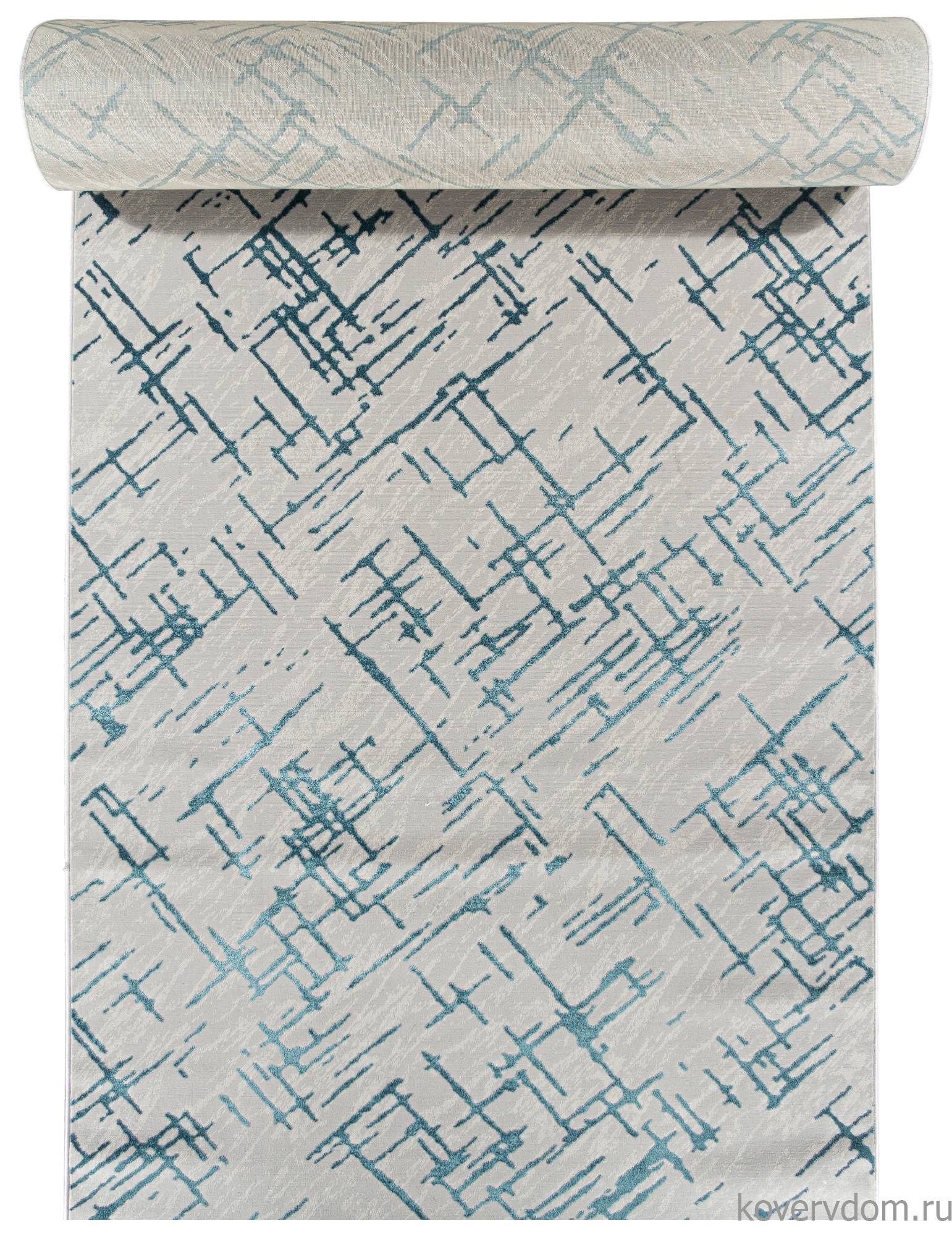 Ковровая Дорожка LIMAN F164 GRAY-D.BLUE